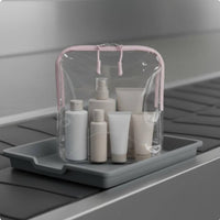 Clear Toiletry Bag Waterproof Transparent Makeup Pouch Reusable Clear Makeup Bag for Business Trip, Gym