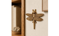 Dragonfly Wall Hanging Textured Wing Panels Resin Dragonfly Sculpted Head