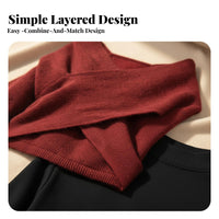 2 Pieces Red Sweater and Dress Set Autumn Design Sweater and Skirt Set