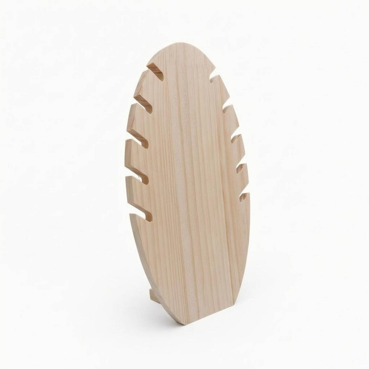 2 Pieces Chain Display Rack Display Stand Shape Wood Chain Display Rack Holder