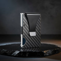 Blocking Wallet Long-Lasting Carbon Fiber Wallet Easy Reach for Men