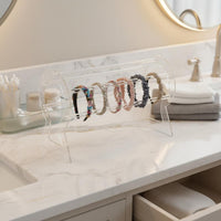 Acrylic Headband Rack Space-Saving Headband Holder Long-Lasting