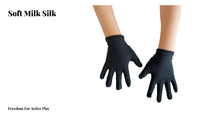 Sun Protection children's Dress Gloves Lightweight Princess Costume Gloves Soft Material for Dancers, Little Girls, Parties, Weddings