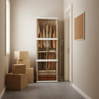 Foldable Clothes Wardrobe Installation-No-Assembly Freestanding Clothes Storage