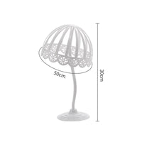 Tabletop Hairpiece Stand Multiple Uses Dome Head Display Decorative Design