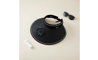 Lightweight USB Charging Fan Visor Breathable USB Cooling Hat Wide Brim for Travel, Beach