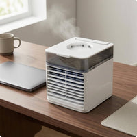 Desktop Air Cooler Compact Spray Cooling Fan Grille Slats for Tabletop, Desk