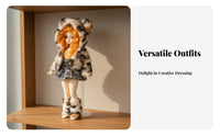 30cm Doll Clothes to-Wear Ensemble BJD Doll Outfit Set BJD Clothes Set for Hobbyists, Display