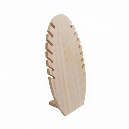 2 Pieces Chain Display Rack Display Stand Shape Wood Chain Display Rack Holder