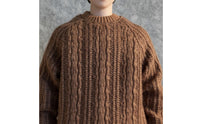 1/6 Scale Sweater Long-Lasting Material 1/6 Scale Figure Clothes Round Neck Doll Top Oversized Fit Miniature Knit Pullover