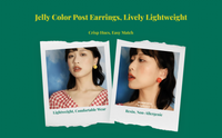 Round Post Earrings, Candy-Colored, Comfortable, Non-Allergenic, versatile Wear, snug-fit, Fashionable Accent