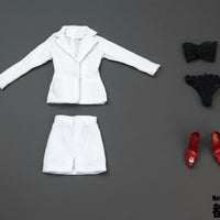 1/6 Scale Female Suit Set Cotton Material Doll Office Outfit for Collectors