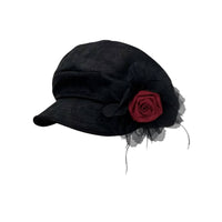 Flower Beret Lightweight Ruffled Beret Warm