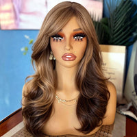 Hairpiece Display Head Natural Makeup Look Female Hairpiece Head Lightweight