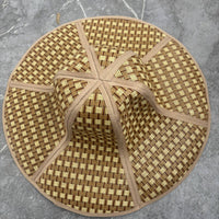 Foldable Floral Sun Hat Adjustable Chin Strap Packable Travel Hat for Gardening