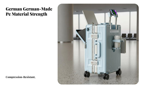Multi-Functional Design Front-Accessing Luggage Eron the Movenomic Handle Front-Accessing Hardshell Case Scratch Resistant Rolling Suitcase Airport Security-Approved Lock for Vacationers, Business Professionals, Frequent Flyers