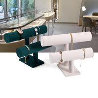 2 Tier Bracelet Holder Scratch Resistant Bangle Stand Easy to Assemble