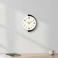 Creative Art Clock 2D Flat Design House Decoration for Office, Bedroom
