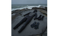 3mm One-Piece Wetsuit with Hood Thermal Full-Body Wetsuit Cold-Water Long Sleeve Snug for Snorkeling