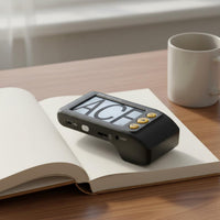 Low Vision Magnifier 2x-25x Zoom Digital Magnifier LCD Screen for Newspaper