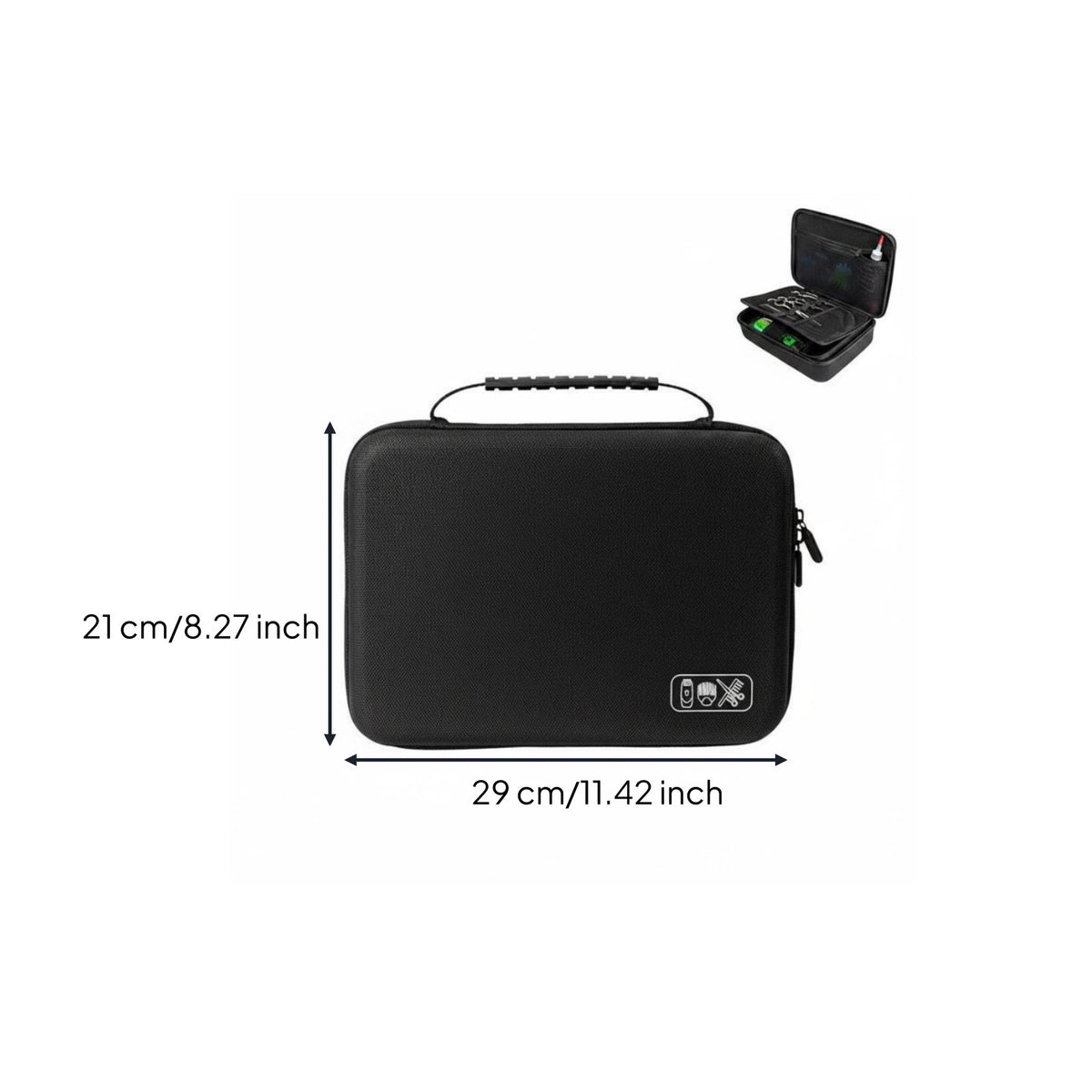 Barber Carrying Case Shockproof Barber Tool Bag Long-Lasting for Salon