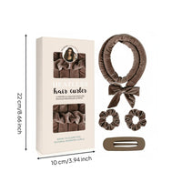 Heatless Hair Curler No Heat Damage Silk Ribbon Roller Soft Material for Bedtime