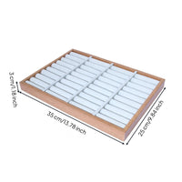Jewelry Display Tray uncoveredTop Accessory Storage Rectangular