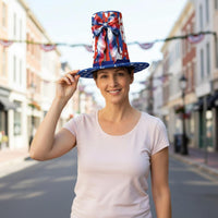 Independence Day Hat Digital Printed American Flag Top Hat Lightweight