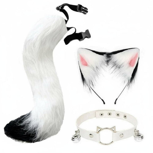 2 Pieces Fingerless talon Gloves Furry Texture creature Paw Gloves Warm and Soft