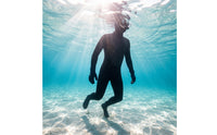 3mm One-Piece Wetsuit with Hood Thermal Full-Body Wetsuit Cold-Water Long Sleeve Snug for Snorkeling