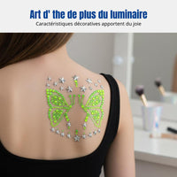 Carnival Skin Decal Sticker, Rear, Acrylic Crystal, Fluorescent, Party