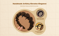 Plush Wavy Headband for Women, Thick, Non-Slip