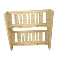 Two-Tier Phone Stand Freestanding Slatted Phone Stand Organized Storage