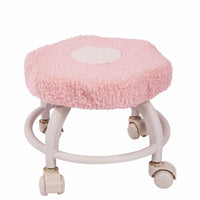Cloud Stool Curved Legs Rolling Stool Compact