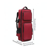 Wind Instrument Bag Waterproof Backpack with Shoulder Straps Travel-Friendly for Students, Rehearsals