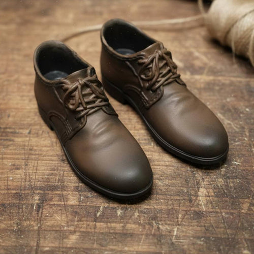 1/6 Scale Insertable Shoes High Quality Male Doll Boots for Collectors