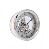 Round Clock Insert Transparent Case Clock Face Insert Decorative Home Decor