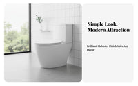 slow-close Toilet Cover Thickened Design Bathroom Hardware long-lasting for Landlords