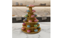 Macaron Display Stand Hand Washable Tiered Dessert Stand Lightweight for Wedding