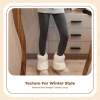 Winter Socks, Thick Leg Warmers for Women, Outdoor Activities, Khaki, Warm
