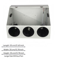 Polishing Guard Box Sleeve Ports Grinding Enclosure Box Hinged Lid