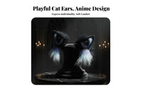 Nebula Dream Cat Ears Soft Faux Soft Cat Ears Headband Costume Accessory Realistic Simulation Cute Design for Themed Parties