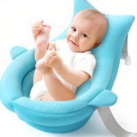 Baby Bath Support Mat Raised Backrest Infant Bath Support Mat Comfortable