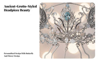 Chinese Design Tassel Crown Intricate Design Traditional Chinese Attire Hair Accessory Ethereal Design Hair Crown Elegant Alloy