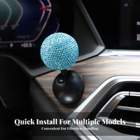 Rhinestone Ignition Button Cover Sparkling Jeweled Ignition Flipper Cover