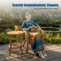 Dai Ethnic Retro Workwear Set, Jacquard Fabric Women's Suit, Summer Traditional Attire, Elegant Outfit