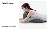 Multifunctional Face down Reading Pillow Breathable Textile Face down Pillow Washable Cover for Lounging, Bed