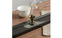 Polished Finish Backflow Incense Cone Holder Compact Design Metal Backflow Incense Nozzle Easy to Clean Metal Cone Burner Stand Alloy Material for DIY Enthusiasts