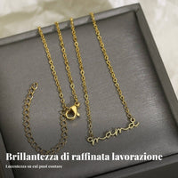 Mama Necklace Mother's Day Gift Mama Script Necklace Stainless Steel for Mothers