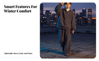 Children's Fleece Lined Sweatshirt Set, New Year Edition, Soft, Gentle on Skin, Pullover & Pants, Autumn Winter